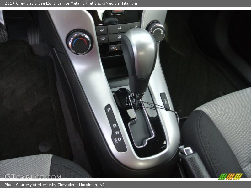 Silver Ice Metallic / Jet Black/Medium Titanium 2014 Chevrolet Cruze LS