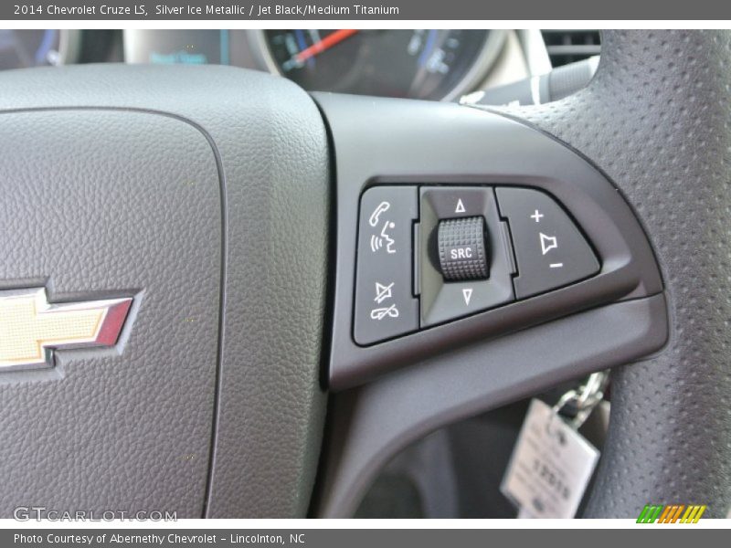 Silver Ice Metallic / Jet Black/Medium Titanium 2014 Chevrolet Cruze LS
