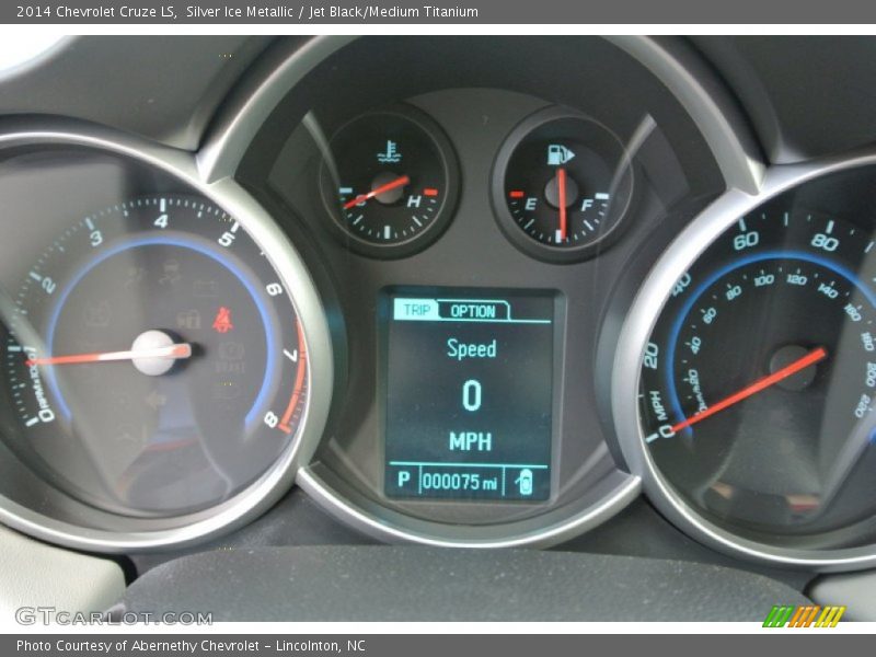 Silver Ice Metallic / Jet Black/Medium Titanium 2014 Chevrolet Cruze LS