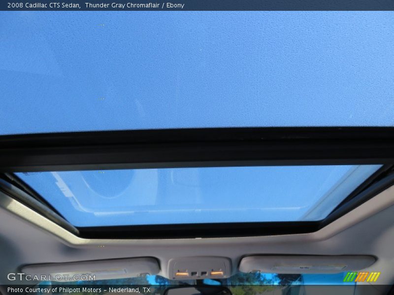 Thunder Gray Chromaflair / Ebony 2008 Cadillac CTS Sedan