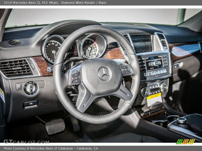 Diamond White Metallic / Black 2014 Mercedes-Benz GL 450 4Matic
