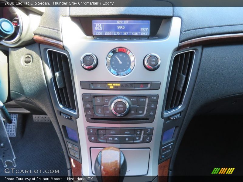 Thunder Gray Chromaflair / Ebony 2008 Cadillac CTS Sedan