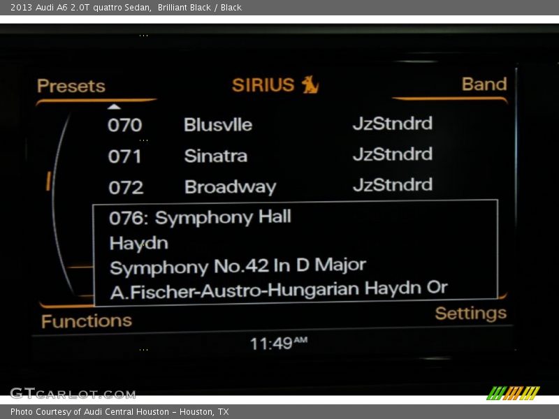 Brilliant Black / Black 2013 Audi A6 2.0T quattro Sedan
