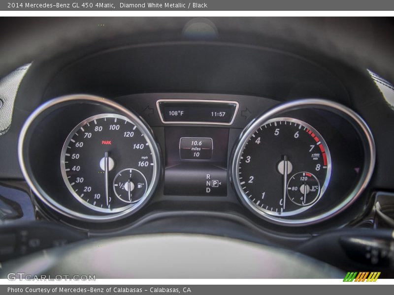 Diamond White Metallic / Black 2014 Mercedes-Benz GL 450 4Matic