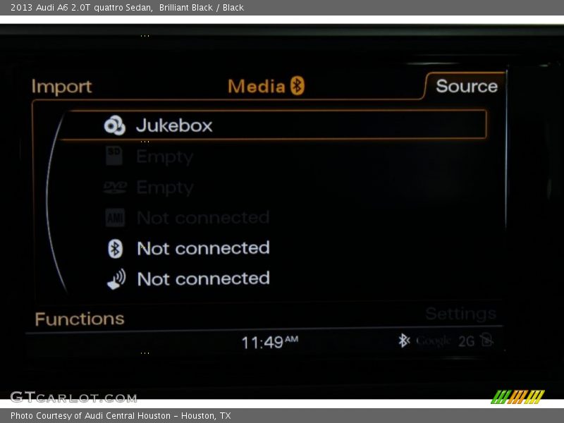 Brilliant Black / Black 2013 Audi A6 2.0T quattro Sedan
