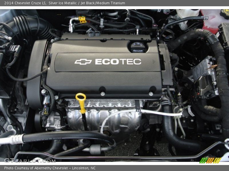 Silver Ice Metallic / Jet Black/Medium Titanium 2014 Chevrolet Cruze LS