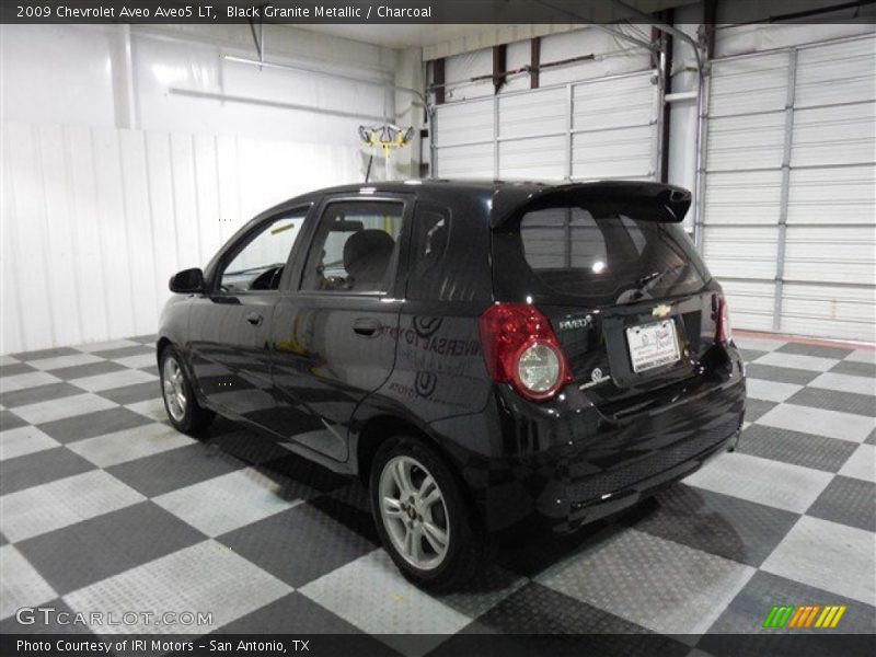 Black Granite Metallic / Charcoal 2009 Chevrolet Aveo Aveo5 LT