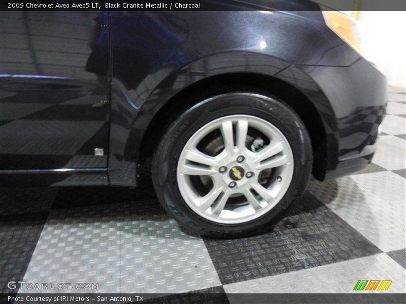Black Granite Metallic / Charcoal 2009 Chevrolet Aveo Aveo5 LT
