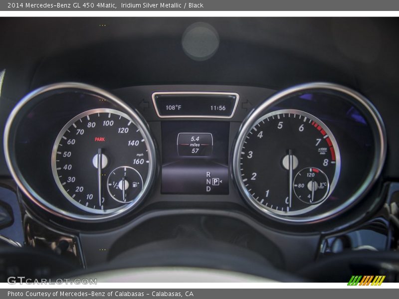 Iridium Silver Metallic / Black 2014 Mercedes-Benz GL 450 4Matic