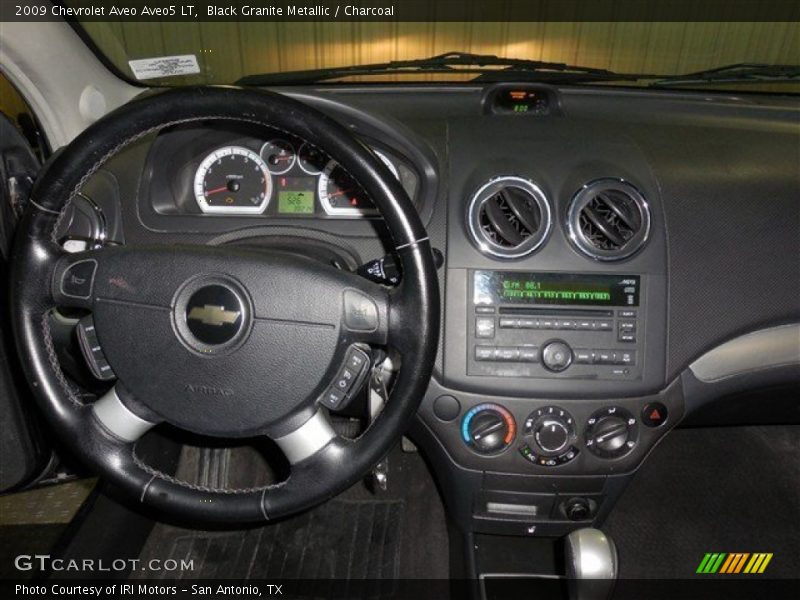 Black Granite Metallic / Charcoal 2009 Chevrolet Aveo Aveo5 LT