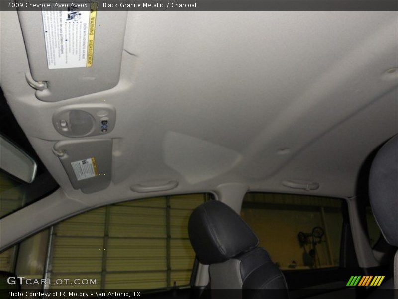 Black Granite Metallic / Charcoal 2009 Chevrolet Aveo Aveo5 LT
