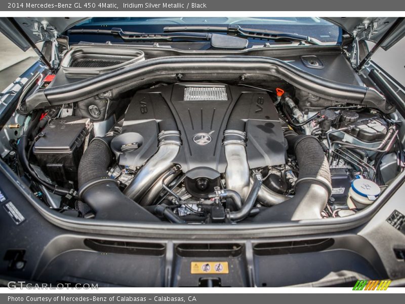 Iridium Silver Metallic / Black 2014 Mercedes-Benz GL 450 4Matic