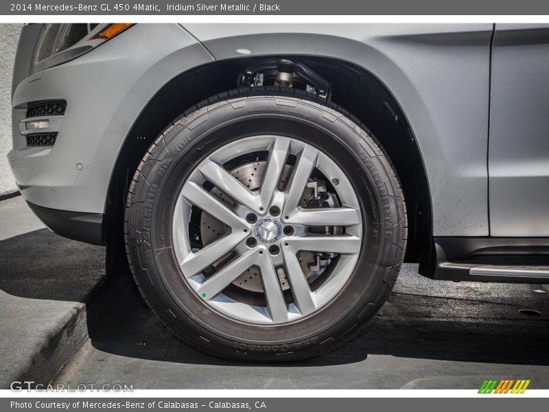 Iridium Silver Metallic / Black 2014 Mercedes-Benz GL 450 4Matic