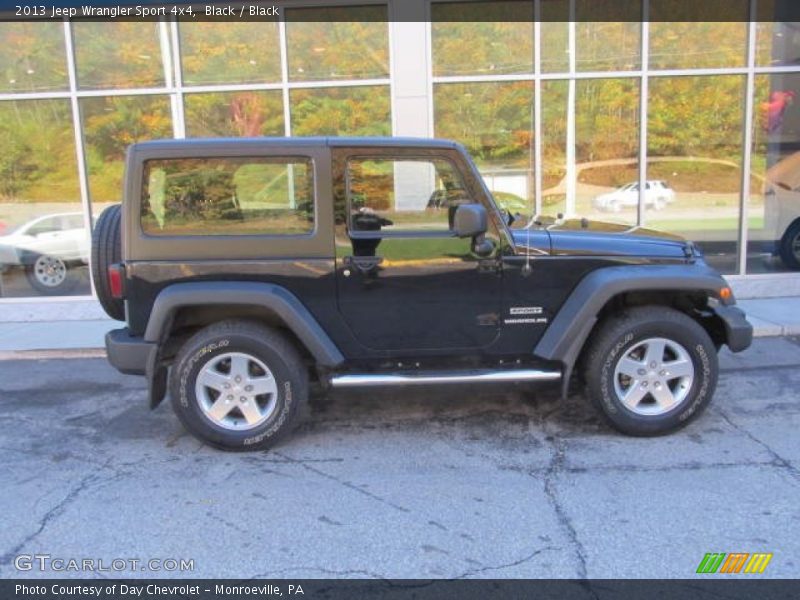 Black / Black 2013 Jeep Wrangler Sport 4x4