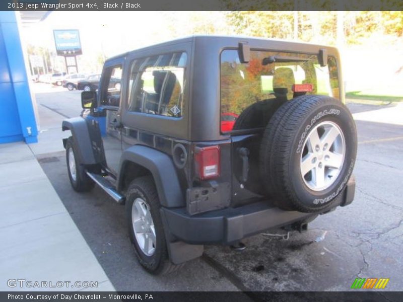 Black / Black 2013 Jeep Wrangler Sport 4x4