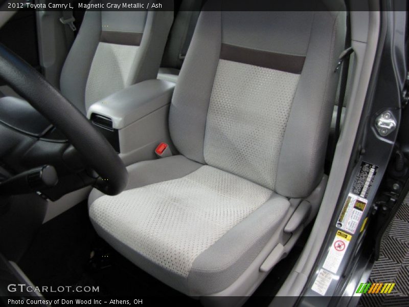 Magnetic Gray Metallic / Ash 2012 Toyota Camry L