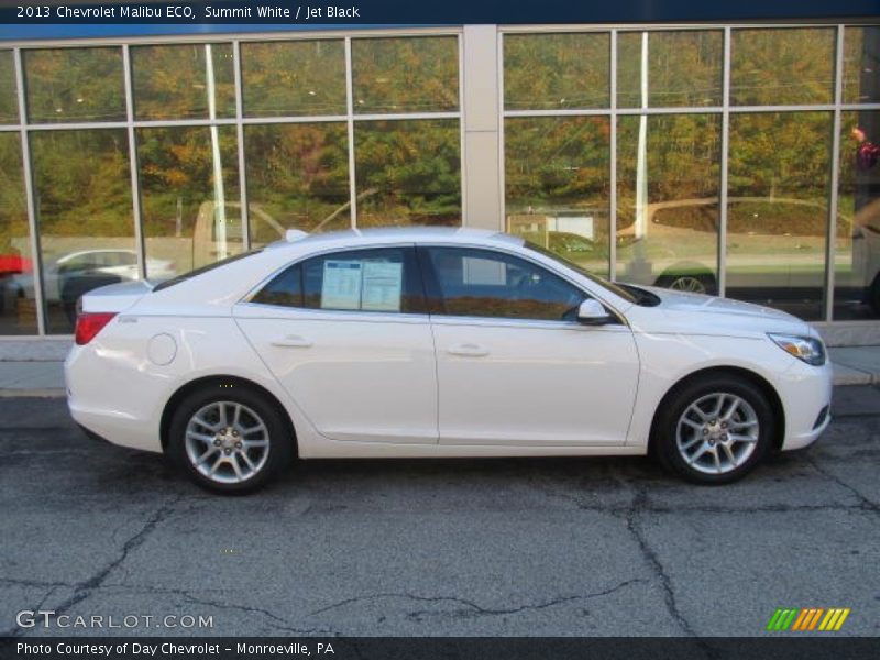 Summit White / Jet Black 2013 Chevrolet Malibu ECO
