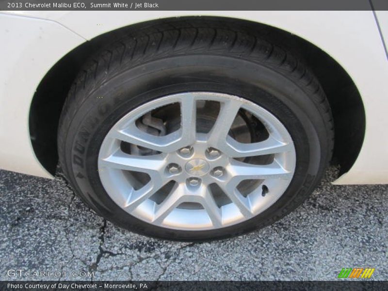 Summit White / Jet Black 2013 Chevrolet Malibu ECO