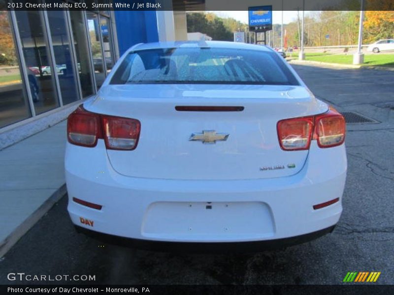 Summit White / Jet Black 2013 Chevrolet Malibu ECO