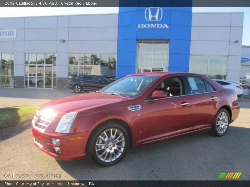 Crystal Red / Ebony 2009 Cadillac STS 4 V6 AWD
