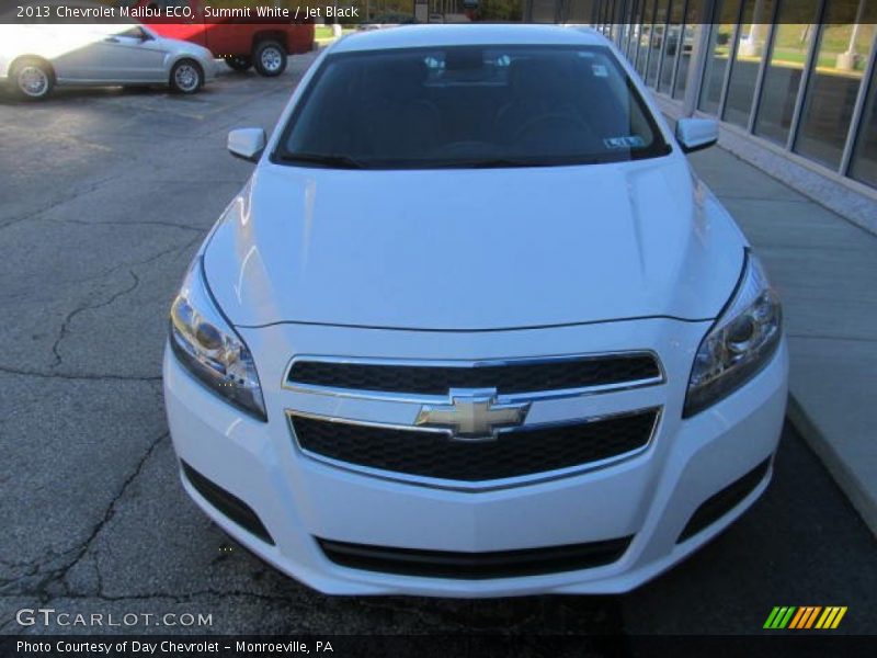 Summit White / Jet Black 2013 Chevrolet Malibu ECO