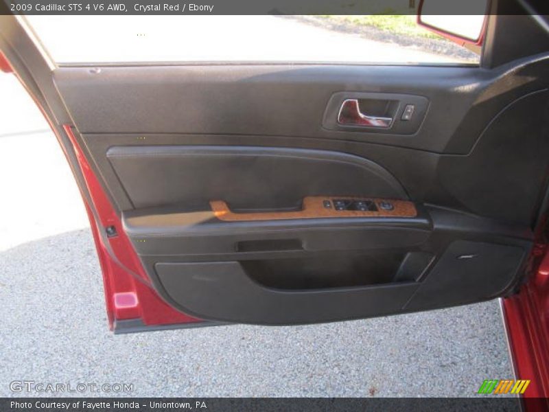Crystal Red / Ebony 2009 Cadillac STS 4 V6 AWD