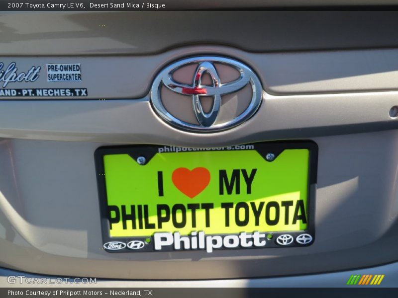 Desert Sand Mica / Bisque 2007 Toyota Camry LE V6