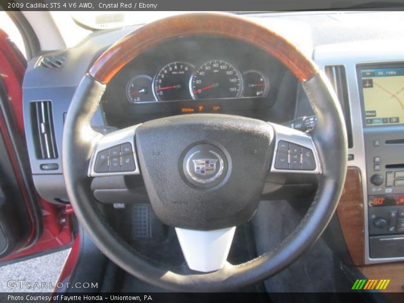 Crystal Red / Ebony 2009 Cadillac STS 4 V6 AWD