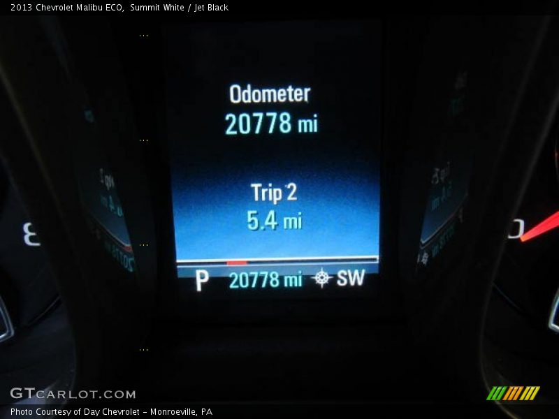 Summit White / Jet Black 2013 Chevrolet Malibu ECO