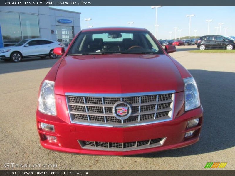 Crystal Red / Ebony 2009 Cadillac STS 4 V6 AWD
