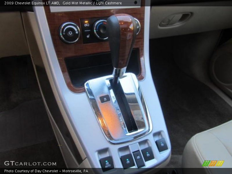 Gold Mist Metallic / Light Cashmere 2009 Chevrolet Equinox LT AWD