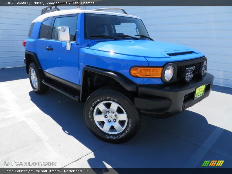 Voodoo Blue / Dark Charcoal 2007 Toyota FJ Cruiser