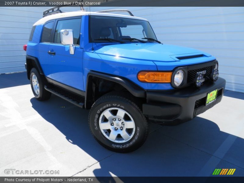 Voodoo Blue / Dark Charcoal 2007 Toyota FJ Cruiser