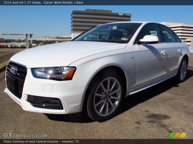 Glacier White Metallic / Black 2014 Audi A4 2.0T Sedan