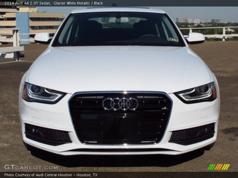Glacier White Metallic / Black 2014 Audi A4 2.0T Sedan