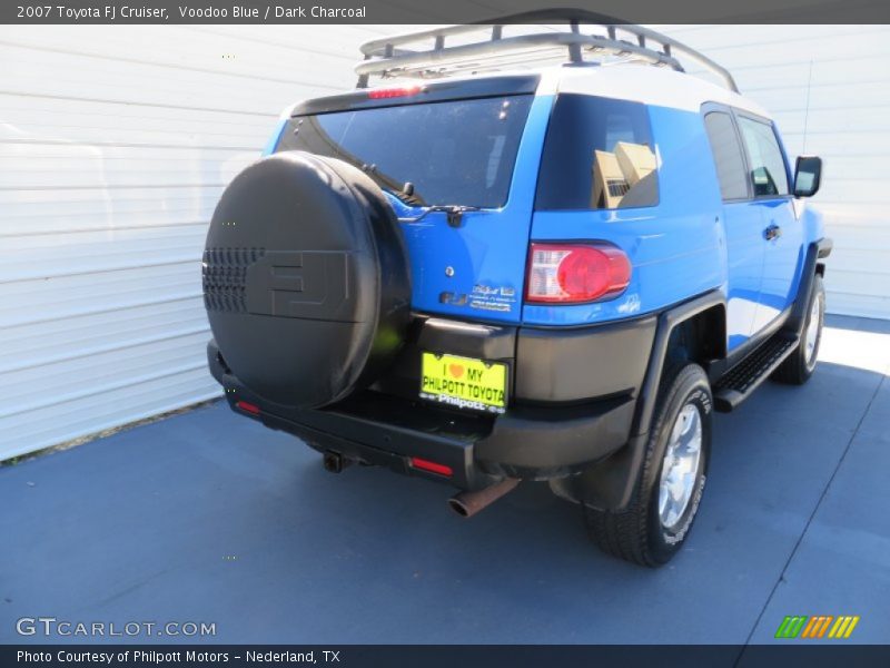 Voodoo Blue / Dark Charcoal 2007 Toyota FJ Cruiser