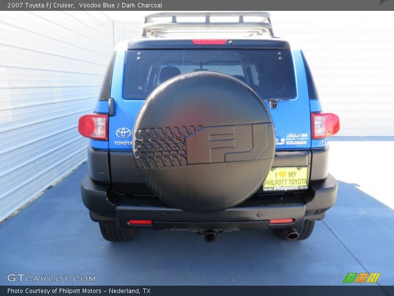 Voodoo Blue / Dark Charcoal 2007 Toyota FJ Cruiser