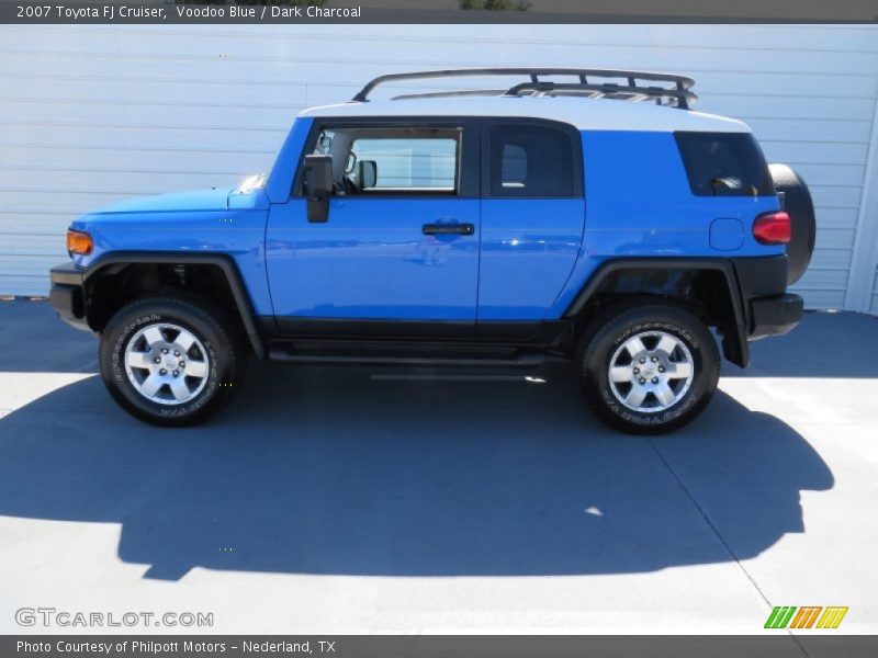 Voodoo Blue / Dark Charcoal 2007 Toyota FJ Cruiser