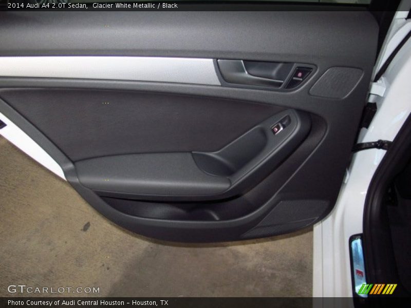 Glacier White Metallic / Black 2014 Audi A4 2.0T Sedan