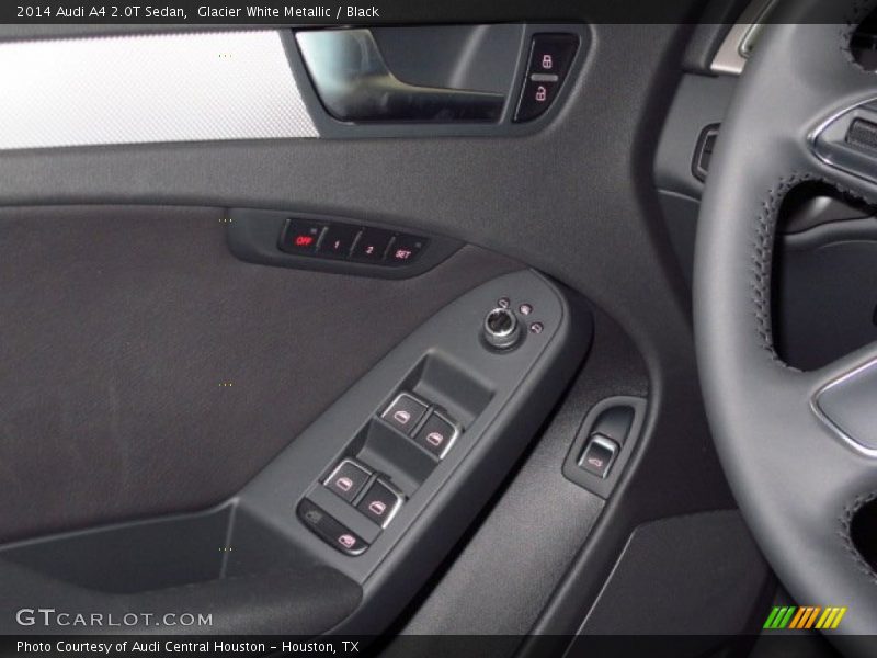 Glacier White Metallic / Black 2014 Audi A4 2.0T Sedan