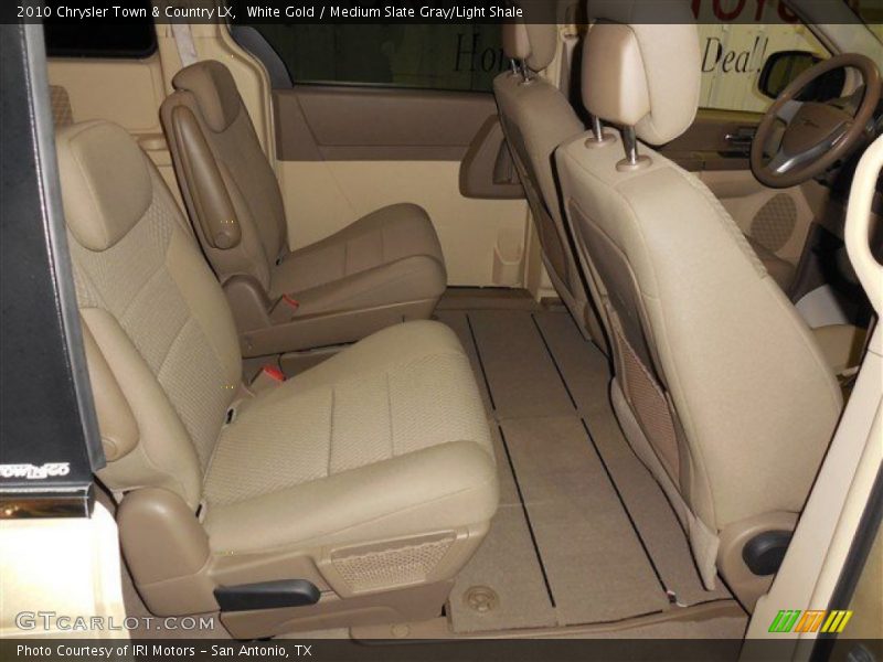 White Gold / Medium Slate Gray/Light Shale 2010 Chrysler Town & Country LX