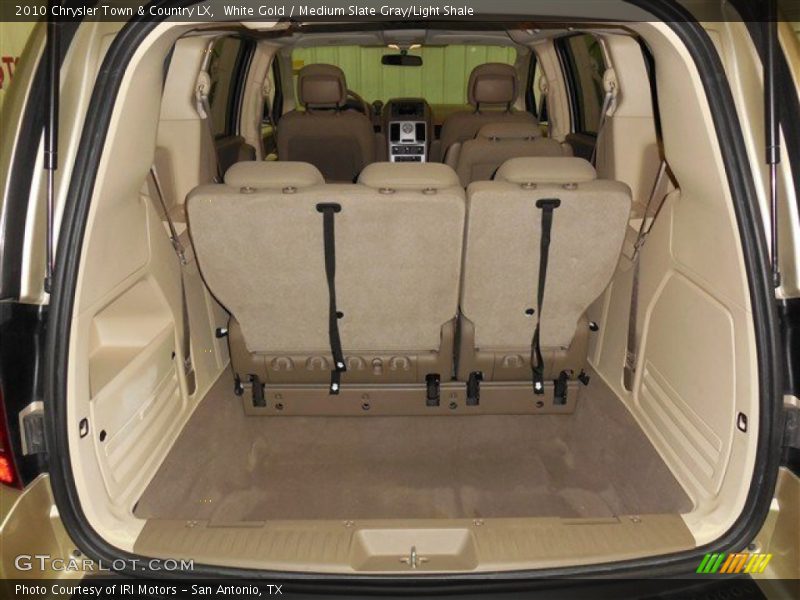 White Gold / Medium Slate Gray/Light Shale 2010 Chrysler Town & Country LX