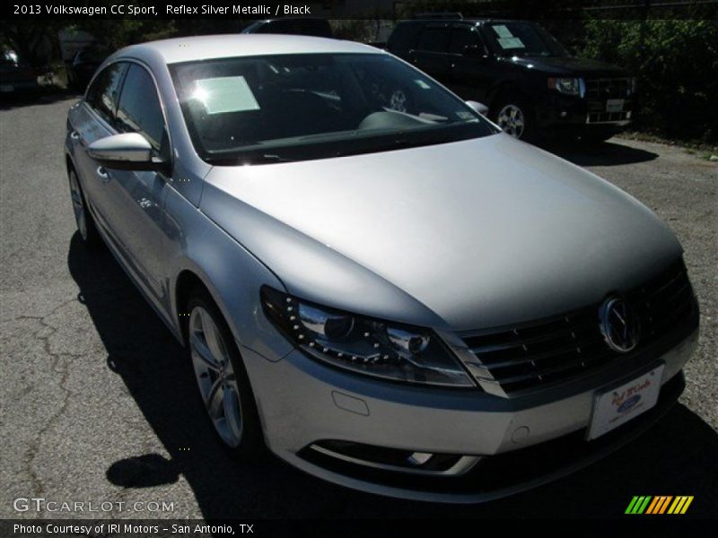 Reflex Silver Metallic / Black 2013 Volkswagen CC Sport