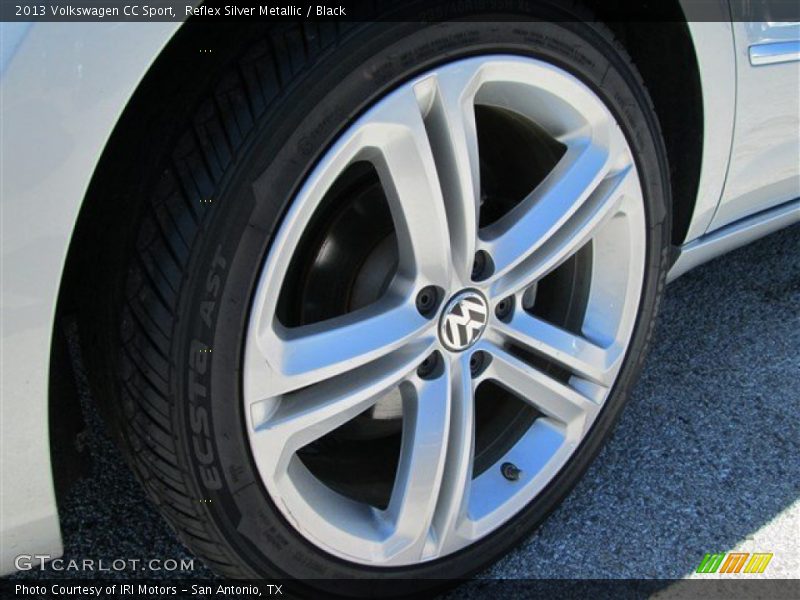Reflex Silver Metallic / Black 2013 Volkswagen CC Sport