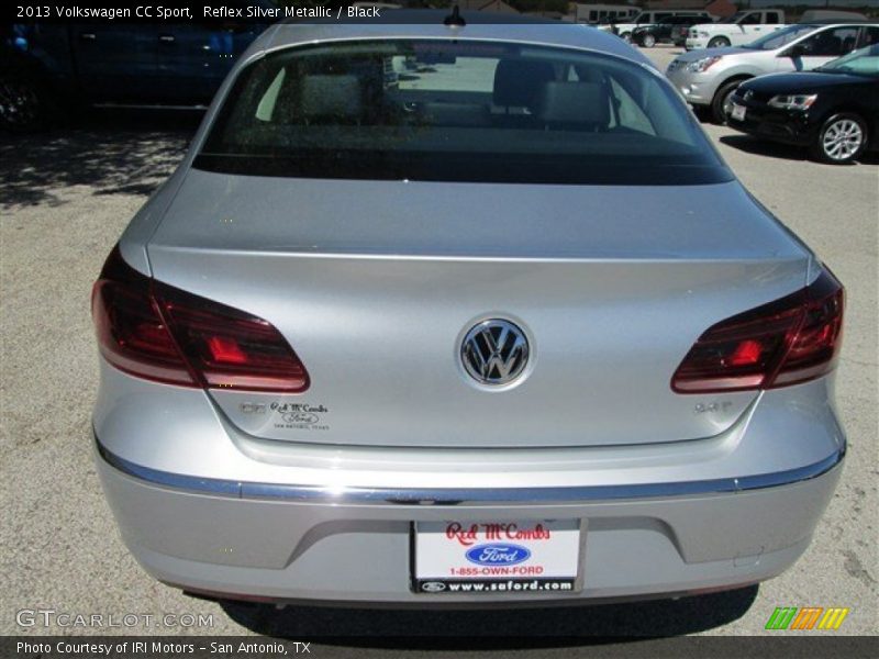 Reflex Silver Metallic / Black 2013 Volkswagen CC Sport