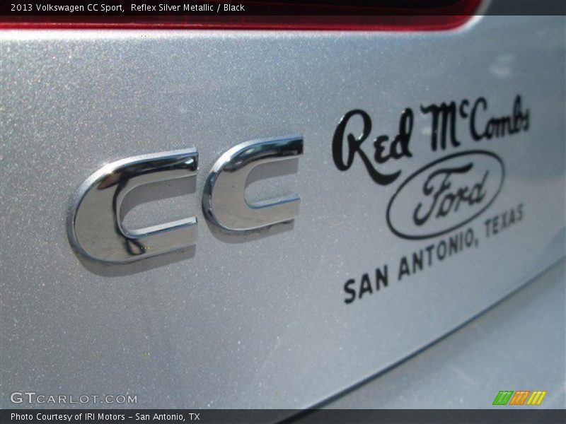 Reflex Silver Metallic / Black 2013 Volkswagen CC Sport