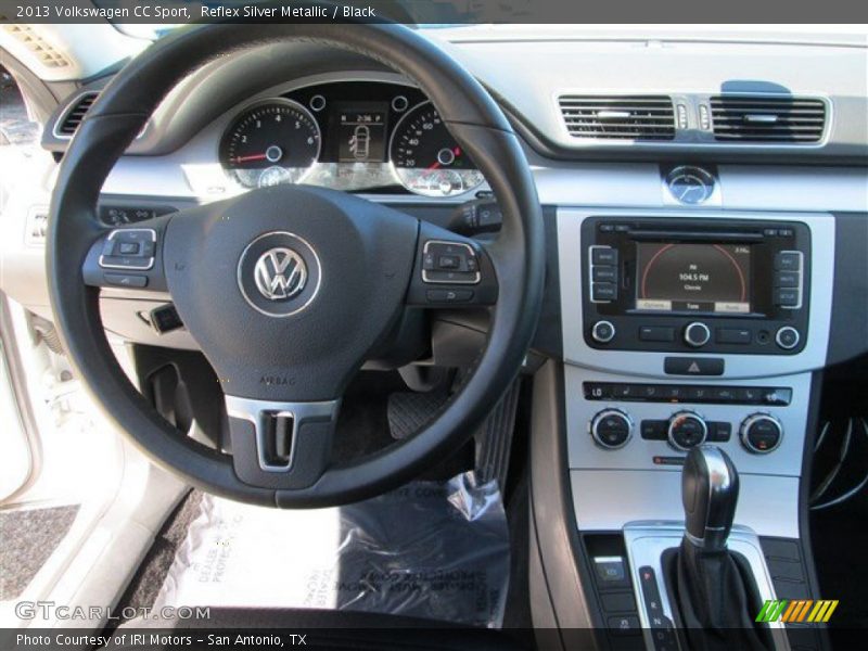 Reflex Silver Metallic / Black 2013 Volkswagen CC Sport