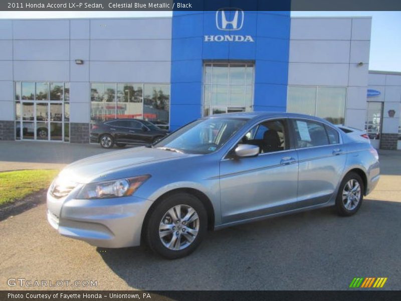 Celestial Blue Metallic / Black 2011 Honda Accord LX-P Sedan