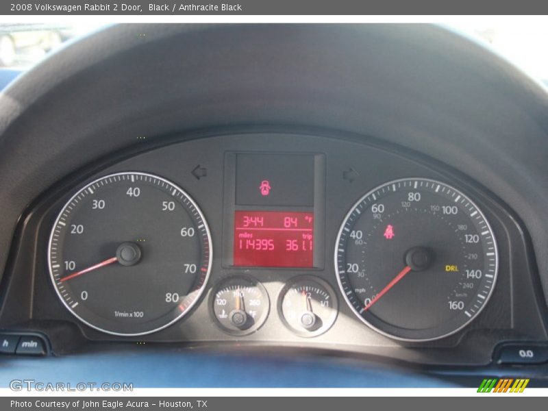 Black / Anthracite Black 2008 Volkswagen Rabbit 2 Door