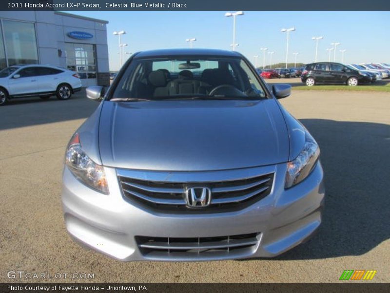 Celestial Blue Metallic / Black 2011 Honda Accord LX-P Sedan
